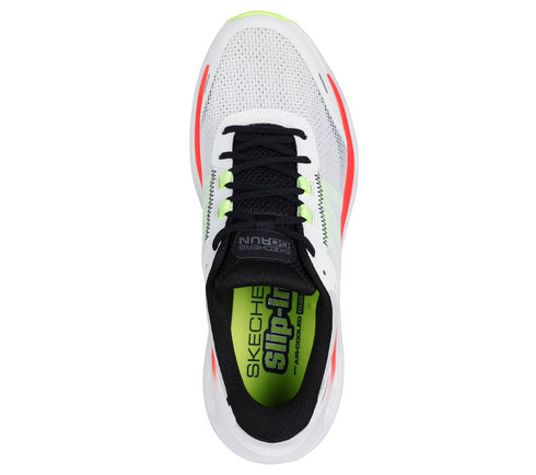 Pantofi sport, barbati, SKECHERS, SLIP-INS MAX CUSHIONING GLIDE STEP 220422-WMLT alb, textil